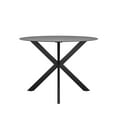 thumbnail image 5 of CosmoLiving by Cosmopolitan, Circi Collection, Dining Table with Glass Top, Black and Charcoal, 5 of 8