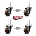 thumbnail image 2 of 3 High Temp Glass Filled Nylon Wheel Swivel 5/8 Inch Threaded Stem Caster Set, 2 of 2