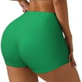 thumbnail image 2 of Naloa Forestgreen Biker Shorts for Women Seamless Scrunch Short Women’s Yoga Shorts for Gym Running Sport Shorts - Medium, 2 of 9