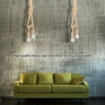 thumbnail image 6 of Retro Vintage Pendant Lamp - 1.5m Hemp Rope Ceiling Light with E27 Socket, Compatible with 85-265V Filament Bulbs, 6 of 8