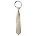 thumbnail image 3 of Spring Notion Boys' Satin Zipper Necktie Champagne X-Large, 3 of 4
