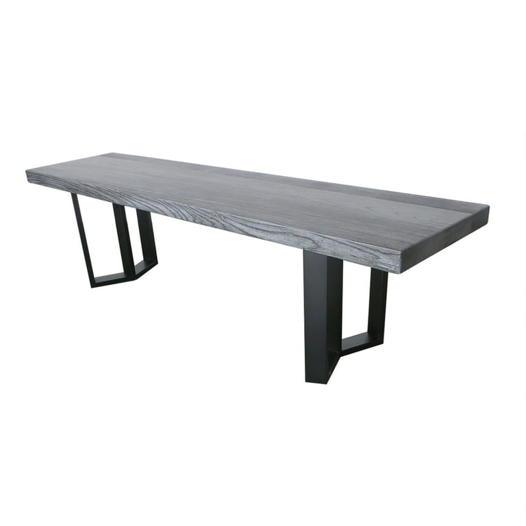 Venice Outdoor Textured Oak Finish Light Weight Concrete Dining