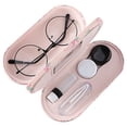 thumbnail image 1 of Funda para gafas y lentes de contacto MoKo 2 en 1 Pink Flowers, 1 of 7