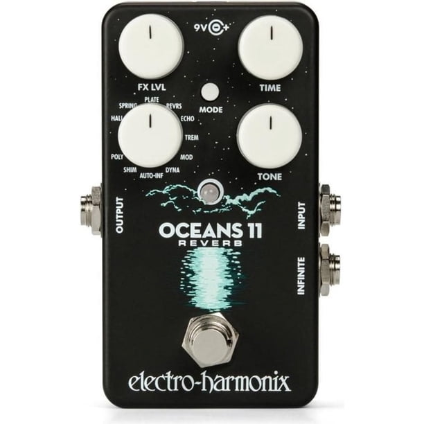 Pedal de efectos de reverberación digital multifunción Electro-Harmonix Oceans 11