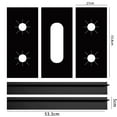 thumbnail image 4 of YAOMOBB Stove Splash Guard Stove Cover Easy to Clean Stove Top Protector Set Oil Stain Resistant Stove Top Cover Guard for Home Kitchen Stove Protector, 4 of 7