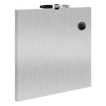 - Board Dudes 14 x 14 Inches Magnetic Galvanized Steel Dry Erase Board, Includes 1 Marker and Magnet (