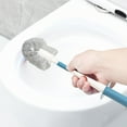 thumbnail image 4 of Mouliraty Household Toilet Brush Set With Base Wall Mounted Plastic No Punching No Dead Corners Toilet Cleaning Brush For Household Toilets, 4 of 5