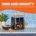 thumbnail image 3 of Instant Pot 4QT VORTEX 6-in-1 Mini Air Fryer, Air fry, Bake, Roast, Broil, Dehydrate or Reheat, Black, 4 Quarts, 3 of 8
