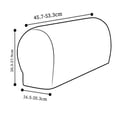 thumbnail image 2 of Fundas para reposabrazos, Juego de 2 fundas para reposabrazos de tela elástica, fundas antideslizantes para sillones, fundas protectoras para muebles para sofá reclinable, 2 of 2