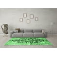 thumbnail image 3 of Ahgly Company Indoor Square Persian Emerald Green Traditional Area Rugs, 6' Square, 3 of 4