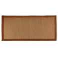thumbnail image 2 of DOLITY Natural Fiber Collection Sisal Runners Area Rug Mat with Non Slip Base A Brown A Brown Edge 75x120cm, 2 of 9