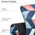 thumbnail image 4 of Yayeee Faucet Mat for Kitchen Sink 14.7" Diatomite Long Splash Guard Pad, Blue Geometric, 4 of 7