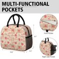 thumbnail image 6 of Womens Pioneer Flower Floral Print Pattern Lunch Box for Work,Insulated Lunch Bag for Women,Loncheras Para Mujer,Leakproof Adult Lunch Bag for Work,Beach,Travel,Picnic,Camping, 6 of 6