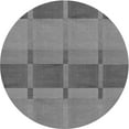 thumbnail image 1 of Ahgly Company Machine Washable Indoor Round Transitional Grey Gray Area Rugs, 6' Round, 1 of 7