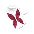 thumbnail image 3 of INSPIRE CHIC Women Pre-Tied Bowknot Bowties Bow Tie Sailor Suit Dress Decor Wine Red One Size, 3 of 6