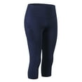 thumbnail image 1 of Gibobby Pantalones de mezclilla Pantalones de yoga para mujer Bolsillo Fitness Correr Deportes Pantalones elásticos de secado rápido Cintura alta Levantamiento de cadera Panta(Azul marino， M), 1 of 5
