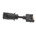 thumbnail image 2 of Enchufe adaptador para remolque, conector de cableado sencillo de operar, hembra redonda a macho plano de 7 pines, para caravana y barco, 2 of 5