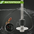 thumbnail image 6 of Unique Bargains 250mm 9.84" Length Fuel Sending Unit and Gauge Kit Boat Fuel Sending Unit Marine Fuel Sender Unit Metal 1 Set 0-190 Ohm, 6 of 6