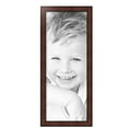 thumbnail image 2 of ArtToFrames 13" x 34" Honors Mahogany Picture Frame, 13x34 inch Brown Wood Poster Frame (WOM-5155), 2 of 7