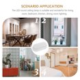 thumbnail image 3 of CHICHUMID 1Ensemble Lampe de Plafond Ovale Style Simple pour Usage Extérieur en Blanc Chaud, 3 of 8