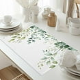 thumbnail image 5 of Sage Green Floral Placemat of 1 PC, Watercolor Eucalyptus Leaf Boho Botanical Table Mats Washable Heat-Resistant Non-Slip Place Mats for Kitchen Dinner Table Indoor Outdoor Decor,13x19 Inch, 5 of 9