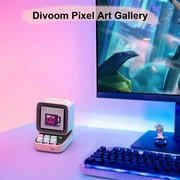 Divoom Ditoo Pro Pixel Art Gaming Bluetooth Speaker with 16x16 LED Display & App Control, 15W, Pink