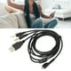 thumbnail image 5 of Cable de audio, Cable de Audio de Auriculares de Bajo Ruido Ofc 2m Usb y Reemplazo de 3.5 mm para arctis 5, 5 of 7