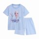 thumbnail image 3 of Conjuntos de pijama de manga corta para niños, ropa de dormir de dibujos animados de Frozen, Elsa, camisón para el hogar, 2-8T, 3 of 4