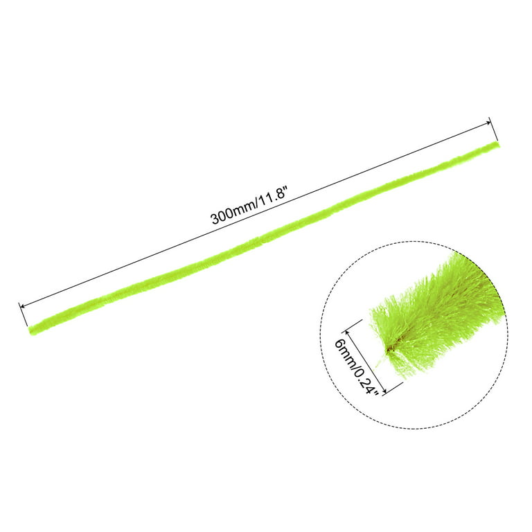 Chenille Stems, Pipe Cleaner, 12-inch (30-cm), 25-pc, Lime Green