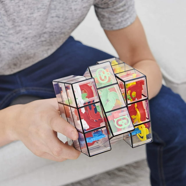 Rubik's Perplexus Fusion 3 x 3 Spin Master Desafiante juego de habilidad de bola de laberinto