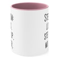 thumbnail image 2 of Stepmom Gifts Two-Tone 11oz Mug Stepmom: loves, steps up, mother., 2 of 4