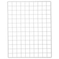 thumbnail image 1 of Iron Grid Wall Display Stand White 1Pack 19In X 14.8In X 0.4In, 1 of 5