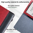 thumbnail image 3 of Case for Kindle Touch D01200 6 inch ,PU Leather Magnetic Smart Protective Cover for E-Reader, with Auto-Wake/Sleep,Skin Shell Cover for Audio-Book Ereader Devices, 3 of 6