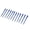 Blue, variant on Pink Pink Icicle Style Christmas Tree Ornament Plastic Hanging Decoration For Festive Season