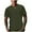 Olive Green, variant on Xunlbb Short Sleeve for Men Mens Shirt Men Casual Solid with Pockets Sports Short-sleeved V-neck Fitness Training Clothes T-shirt Top Gift for Him, S-3XL