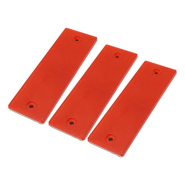 Reflector de Rectángulo, Palo Auto Adhesivo en Cinta de Seguridad Reflectante, 50 piezas, para Remolque de Camiones de Automóviles, Letrera de Carretera