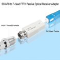 thumbnail image 2 of High-quality new cable TV passive fiber mini receiver module 1550nm SC/APC to F-head FTTH passive optical receiver adapter, 2 of 5