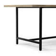thumbnail image 3 of Simpli Home Campbell 72 inch x 36 inch Rectangle Modern Industrial Dining Table in Grey Wash, 3 of 12