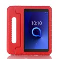 thumbnail image 2 of Étui pour Tablette Alcatel Tab 8 Pouces 2019 (9029Z) Alcatel Joy Tab 8 Pouces (9029W) Housse de Protection Antichoc en EVA avec Poignée Portable et Support (Rouge), 2 of 7