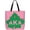 Pink and Green 2, variant on Sorority Gifts Canvas Tote Bag Reusable Shopping Tote for Women Travel Work Beach Bag Grocery Bags