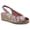 Blush Floral Fabric, variant on Women's Maize Espadrille Wedge Sandal