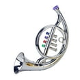 thumbnail image 4 of stanreset Instruments de Musique 4 Touches Colorées Corne Française pour 3+ Ans Préscolaire Argent, 4 of 4