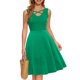 thumbnail image 5 of Vestido sin mangas con tirantes y cuello en V para mujer, informal, con bolsillos sólidos Pompotops ghjkhdj3395, 5 of 9