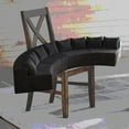 thumbnail image 2 of Modern Curved Corduroy Sectional Sofa for Multi-Spaces (220cm), 2 of 8