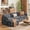 Gray, variant on 2-Seater Sofa Set for Bedroom, Noelse Comfy Cloud Love Seat Couch with Double Layer Upholstered Seat Cushion, Deep Seat Couch Sofa for Living Room Bedroom and Apartment, Green