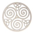 thumbnail image 1 of Wood Spiral Knots Hangable Ornament Wood Hangable Pendant Crafts, 1 of 5