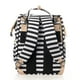 thumbnail image 3 of Mochila Pañalera ISADEN Debug con cambiador cuna color Blanco-Negro, 3 of 6