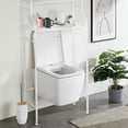 thumbnail image 4 of Toilet Storage Rack, Bathroom Storage Rack with Three-Layer Shelves, Compatible with Small Bathrooms, 165*55*26cm, 4 of 5