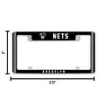 thumbnail image 5 of Brooklyn Basketball Nets (Set of 2) Chrome Metal License Plate Frames with Bold Full Frame Design, 5 of 6