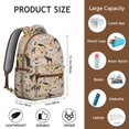 thumbnail image 6 of Cute Cartoon Dog Backpack for School,Cute School Bag,Schoolbag with Adjustable Shoulder Straps & Padded Back,15.3"x11"x7.1"., 6 of 6